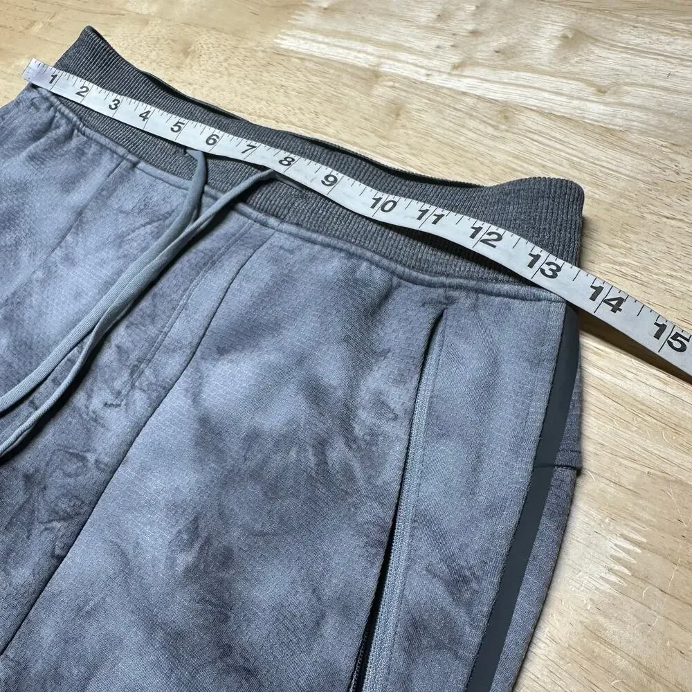 Lululemon Textured Tech Pant Diamond Dye Gold Spice Black Men's Size XS EUC